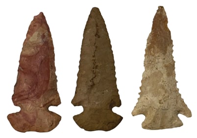 3 Points. 2 15/16", 3" & 3" Ex Richard Tebbs Collection.