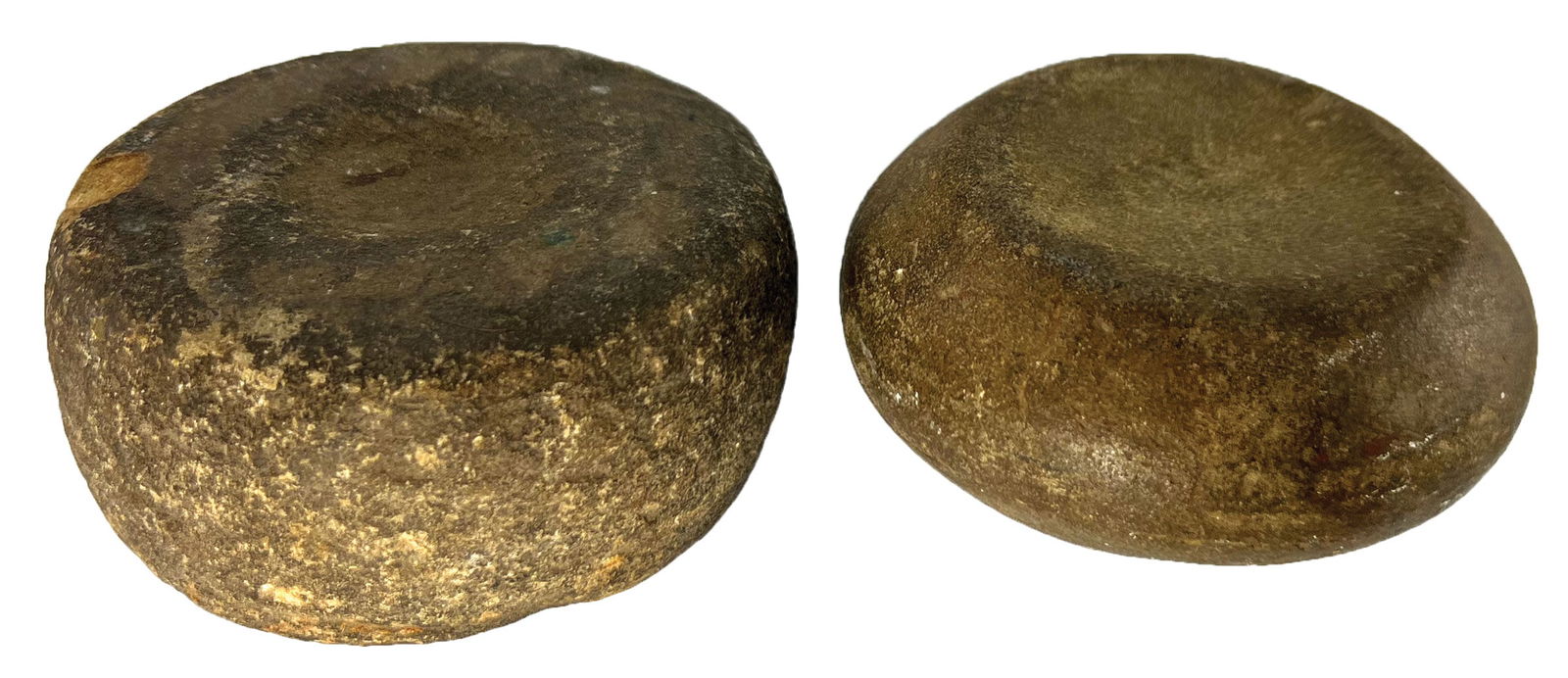 Pair of Hardstone Discoidal. Field grade. Ex Lloyd Cash. (1 of 2)