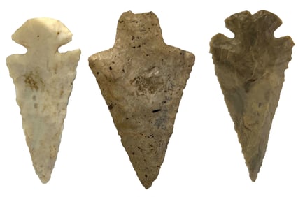 Three Points., Eastern Tennessee and Indiana. Ex Lloyd Cash Collection.