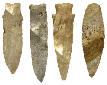 Four Blades. Recovered in 1996 by Lloyd Cash.