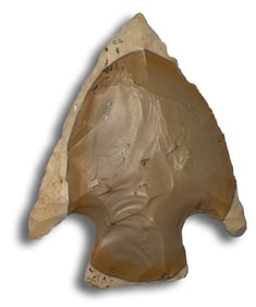 2" Wade Point. Unique Chert. MO. Ex John Vandervort and Nick Gatses.