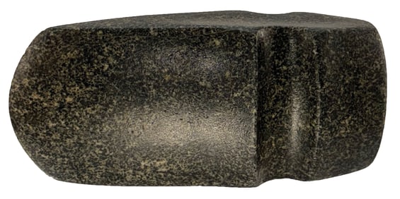 6 13/16" by 3" Keokuk 1/2 Grooved Axe. Pic.in Keokuk Axe. Davis COA.