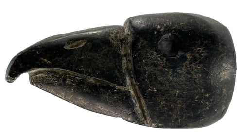 3" Eagle Effigy Pipe.  Woodland Period. Ex Noakes and Jan Sorgenfri.