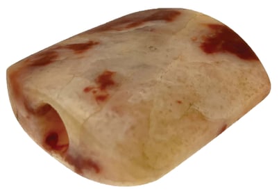 2 3/4” Rose Quartz Bannerstone. Found by Sean Kramer in 1989. Dickey & Motley COAs