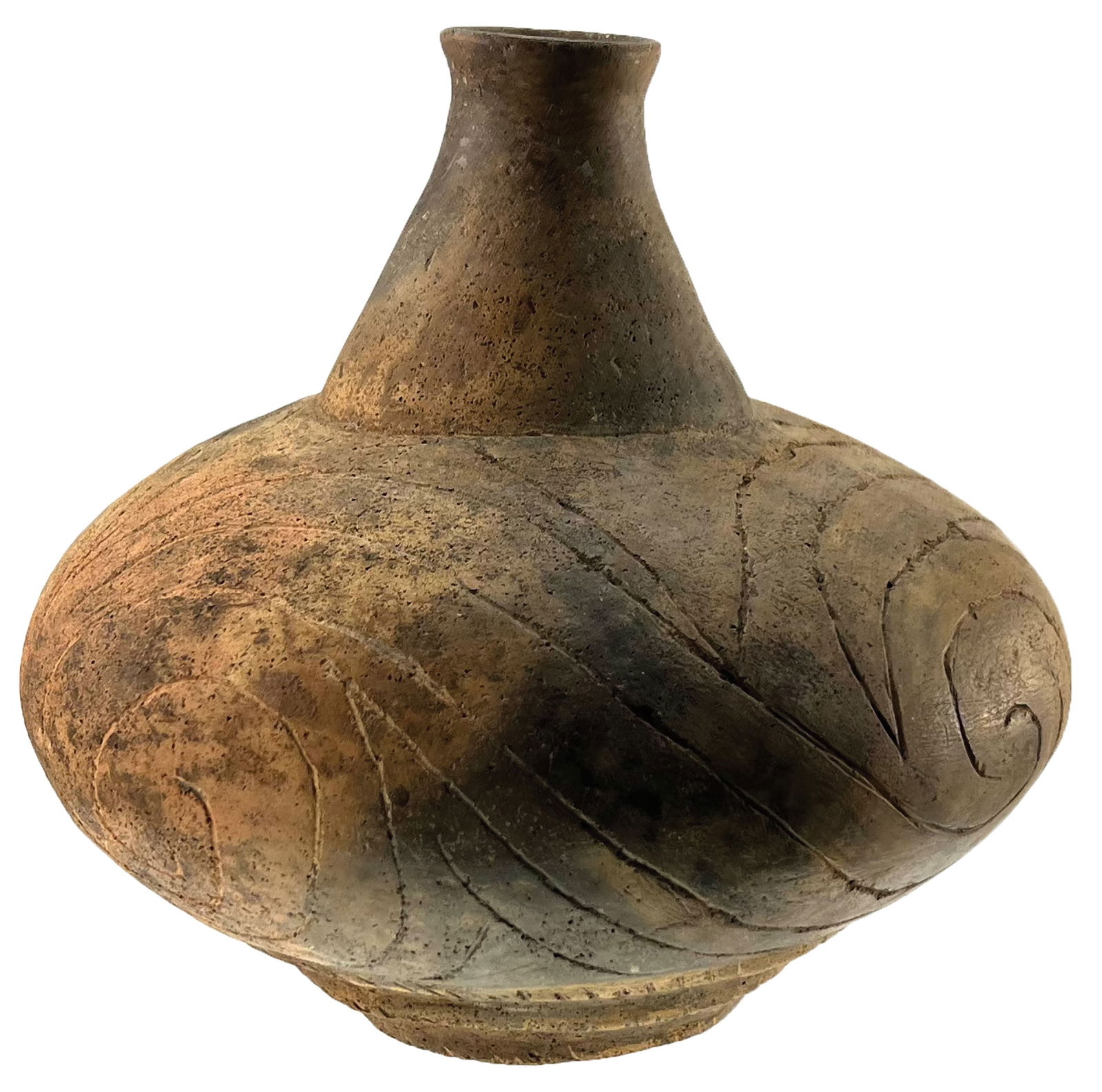 5 1/2” Unique Talor Engraved Compound WaterBottle. Minor Restoration. (1 of 5)