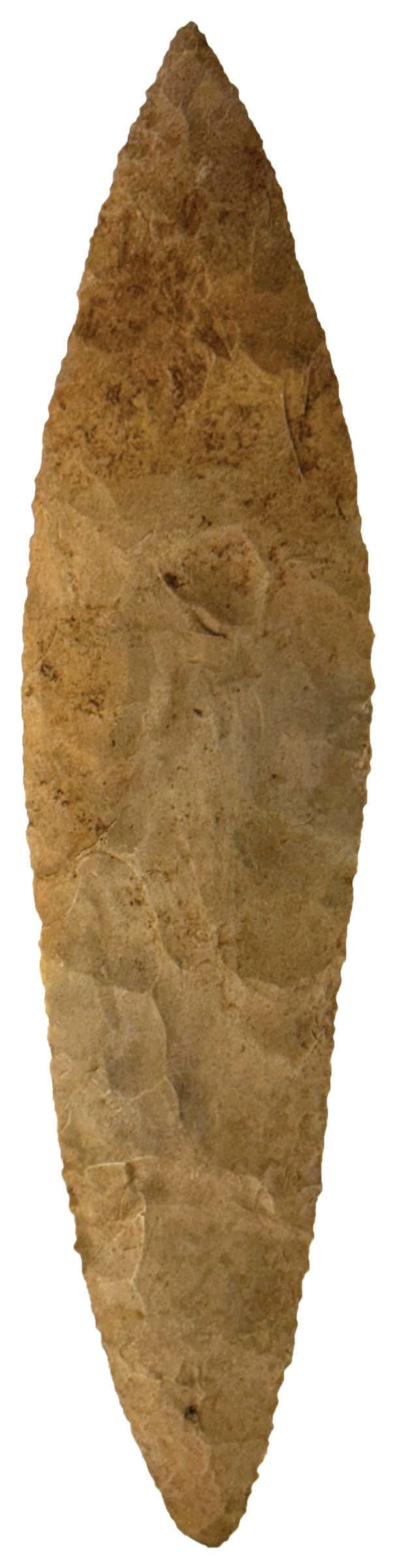 8” Duck River Blade. Gray Color Chert. TN. Ex Sharon Glenson. Rogers COA. (1 of 3)