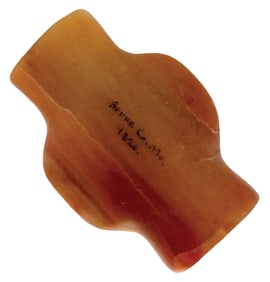 2 7/16” Quartz Bottle Bannerstone. Ex Floyd Ritter and B. Knoblock.