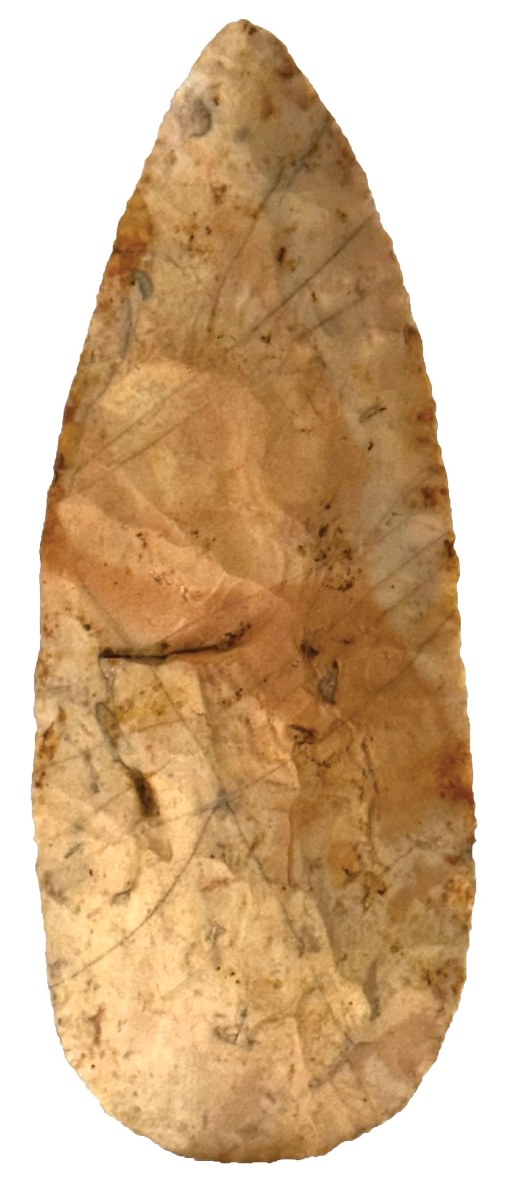 5 3/16” Adena Knife. Clermont Co., OH. Ex Charles West.  Rogers COA. (1 of 3)