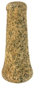6 1/4” Pestle.  Tan Granite.  Ex Lloyd Cash.