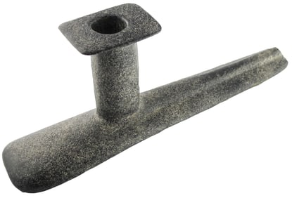 11" Flat Base Monitor Pipe. Virginia. Pictured in Sacred Fire and Holy Smoke.