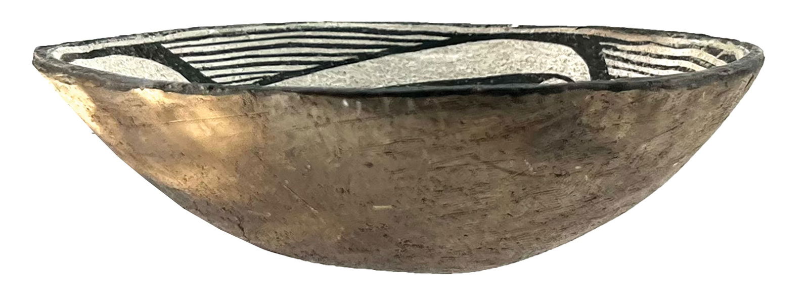 5 7/8” Mimbres Black & White Designed Bowl. Restored. Ex Dan Wolf. (1 of 4)