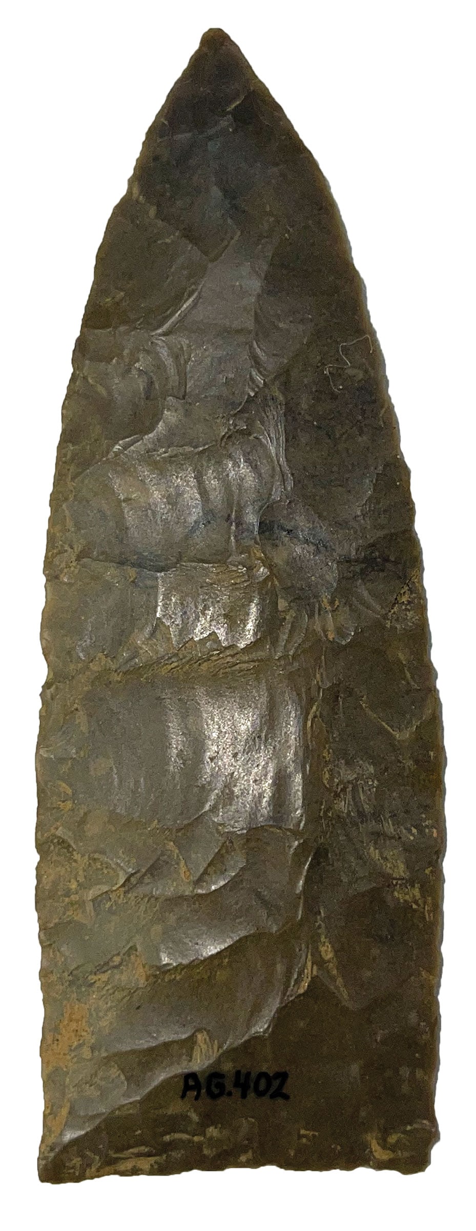 3 1/4” Adena Knife. Pictured in The Art Gerber Story, page 368. (1 of 4)