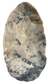 3 9/16” North Blade. Blue/White Material. Ohio. Ex Richard Tebbs.