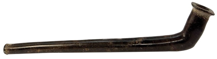 10” Stemmed Monitor Pipe. Pictured in&nbsp;Sacred Fire and Holy Smoke.