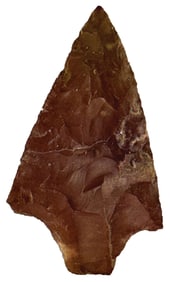 3 1/4” Archaic Stemmed.&nbsp; Material Unknown. Ex Bob Croasdale.&nbsp;