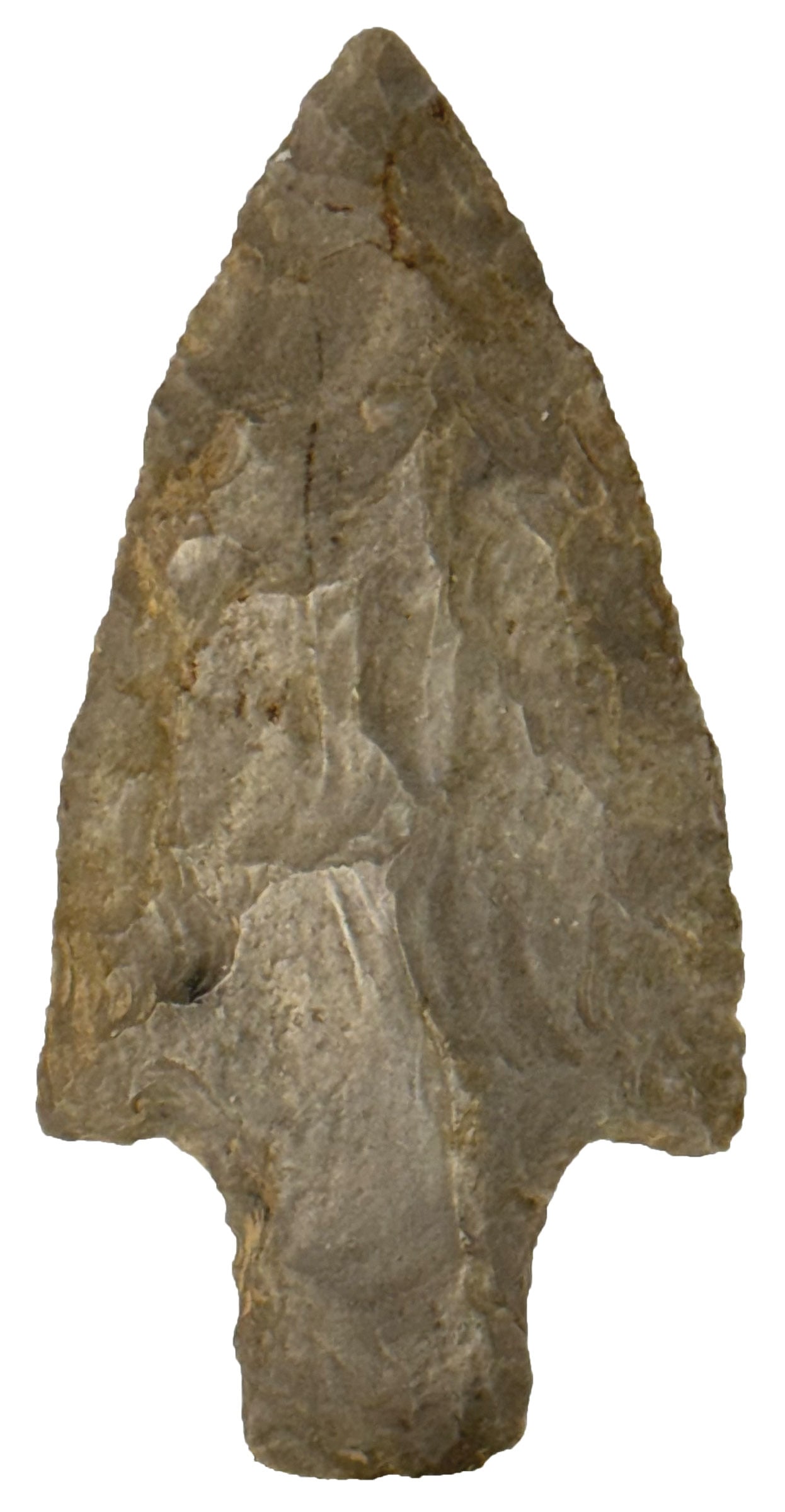 3 1/2” Archaic Stemmed. Hornstone. Ex Bob Croasdale. (1 of 2)