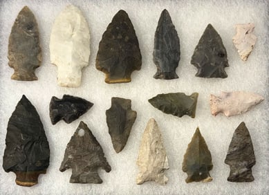 Frame: 15 Total. 1 1/8”-2 7/16”. Various types and materials.