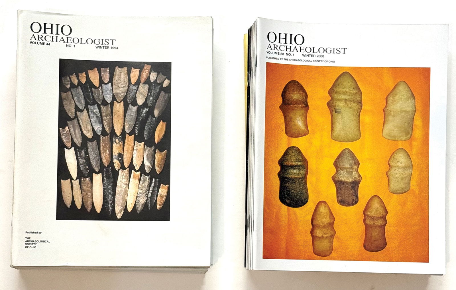 56 issues of Ohio Archaeologist. 1994-2018, various issues. Some complete years. (1 of 1)