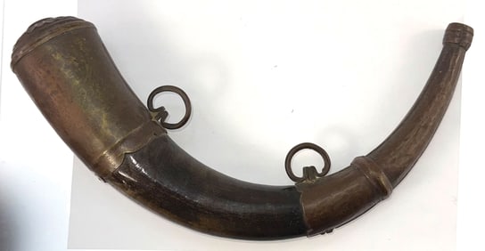 12 1/4” Powder Horn. Ex Wally Zollman.&nbsp;