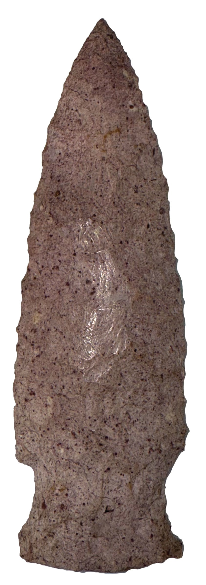 3 1/8" Bakers Creek. Purple Color Chert. Boone County, Missouri. Ex Steve Ford Collection. (1 of 2)