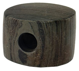 1 3/4 Slate Bannerstone. Illinois. Ex Floyd Ritter and Kevin Pipes.