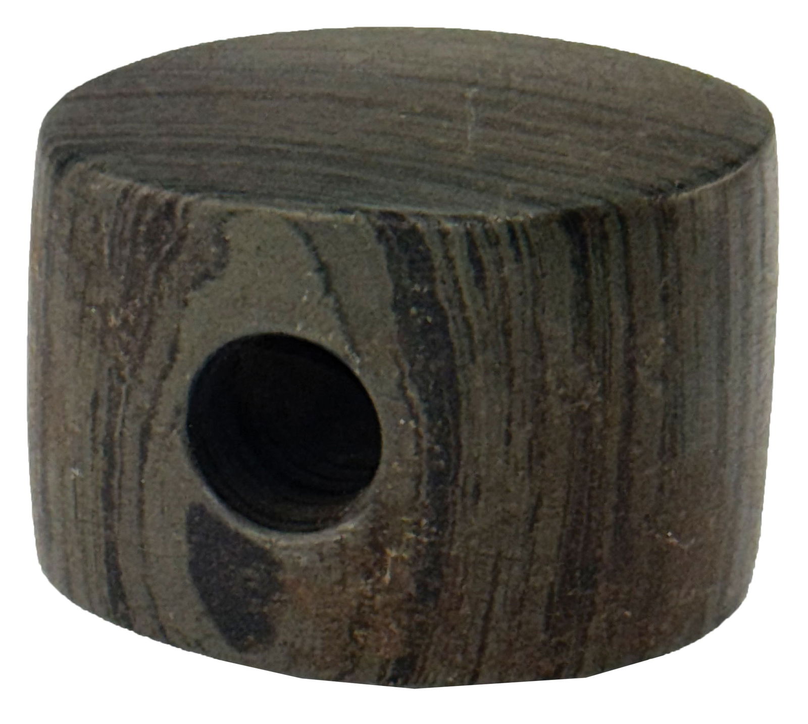 1 3/4  Slate Bannerstone. Illinois. Ex Floyd Ritter and Kevin Pipes. (1 of 4)