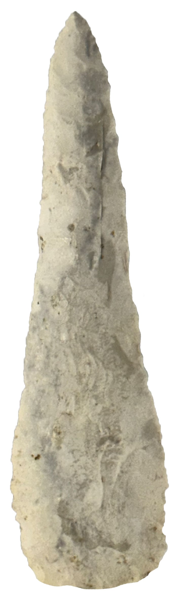 5 3/4" Cobbs Like Blade. Burlington Chert. Midwest. Ex Bob Croasdale Collection.: 5 3/4" Cobbs Like Blade. Burlington Chert. Midwest. Ex Bob Croasdale Collection.