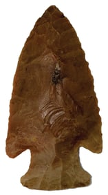 3 7/8" Hardin. Horse Creek Chert. Knox County, Ohio. Ex Ken McNeal and Tom Erdmann.