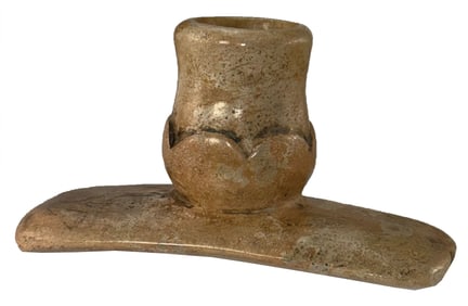 3 3/4" x 1 1/3" Hopewell Pipe. Medina County, Ohio. Ex W.A. Holmes and E.K. Petrie (10/71).