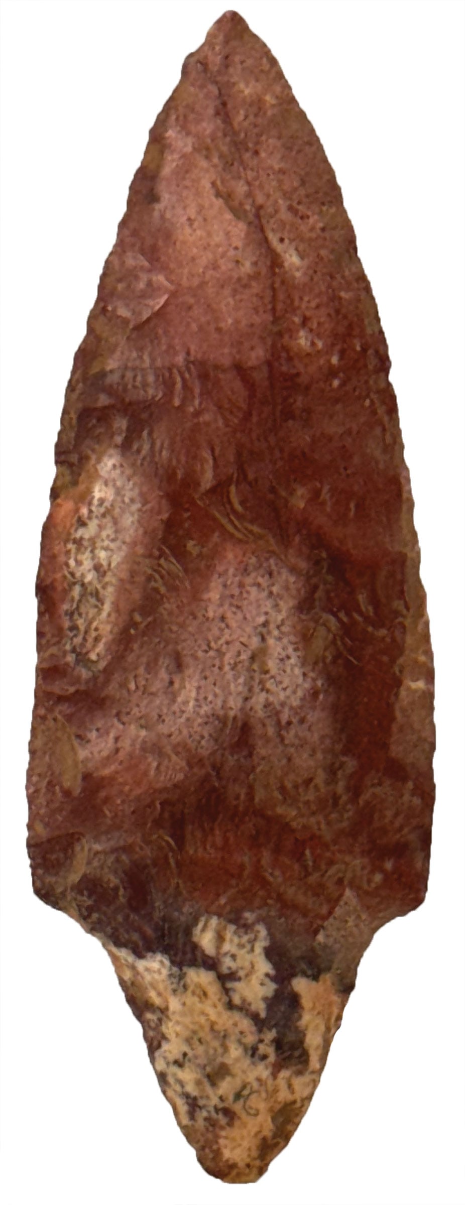 4 3/16" Adena. Benton County, Indiana. Horse Chert Chert. Ex Pat Gaines. (1 of 2)