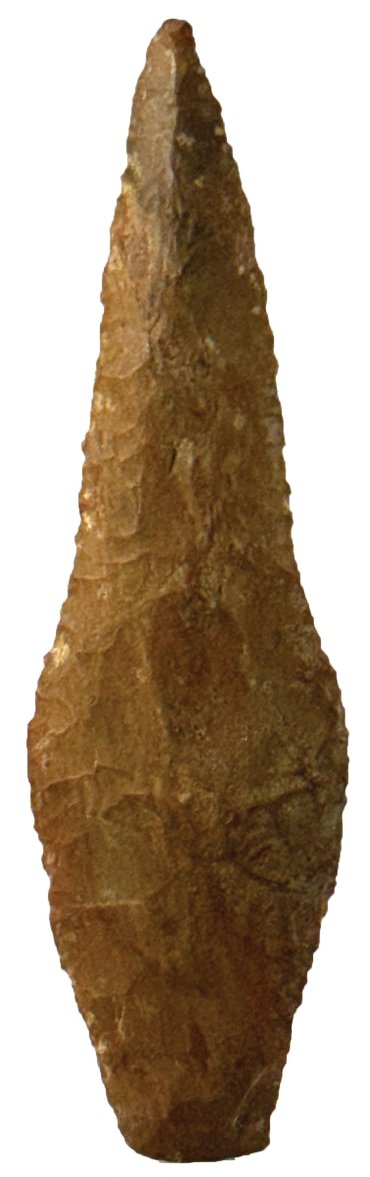 4 7/8" Harahey Knife. Dover Chert. Humphreys County, Tennessee. Ex Jeff Hunt. Davis G10 COA. (1 of 3)