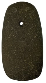 4" Hardstone Pendant. Coltonville, Illinois. Ex Robert Ward and Steve Ford Collections.