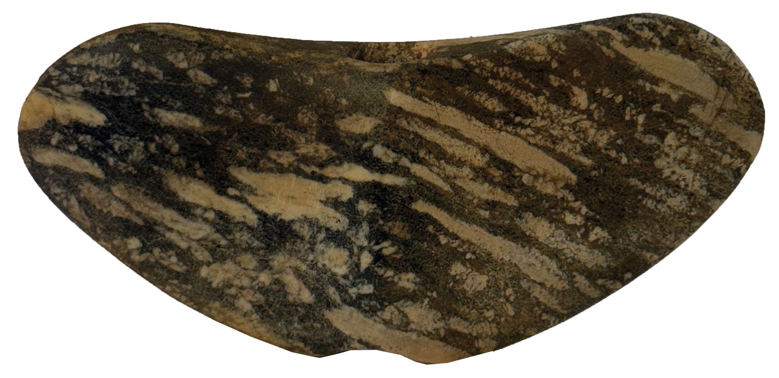 5 1/2" Whale Tail Banner. Indiana. Ex Byron Anderson (B-42 BA).: 5 1/2" Whale Tail Banner. Indiana. Ex Byron Anderson (B-42 BA).