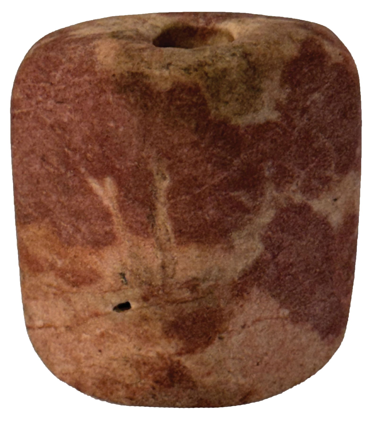 2 1/2" Single Face Bannerstone. Yellow Quartzite. Tennessee. Ex Paul Richter. Davis COA. (1 of 7)