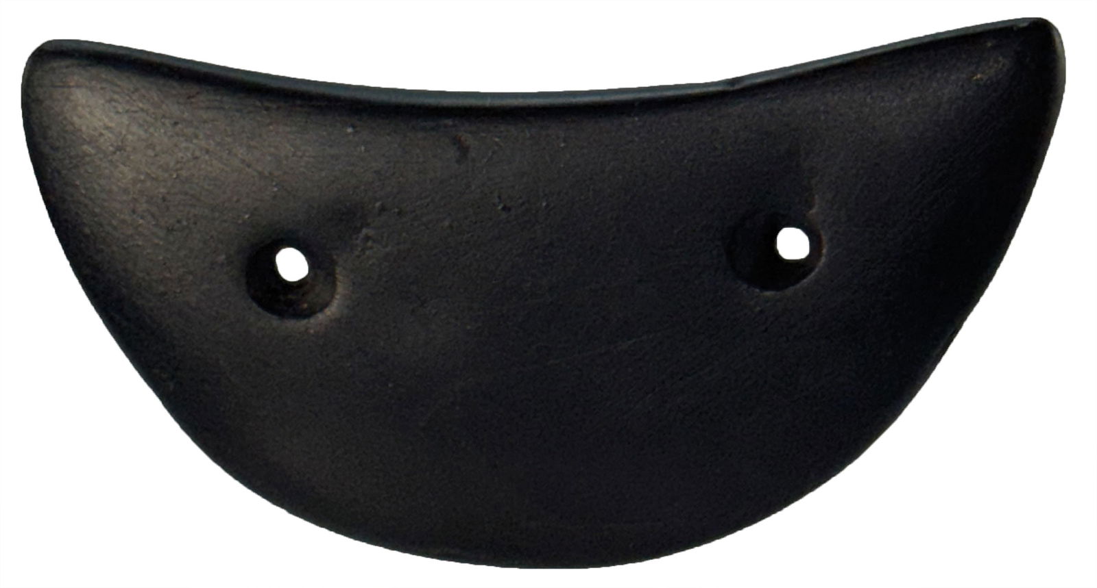 4 5/16" Fort Ancient Gorget. Nice Grade of Cannel Coal. Ohio. Jackson COA. (1 of 3)