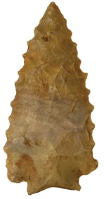 2 1/2" Decatur. Tan Chert. Clark County, Kentucky. Rogers COA.