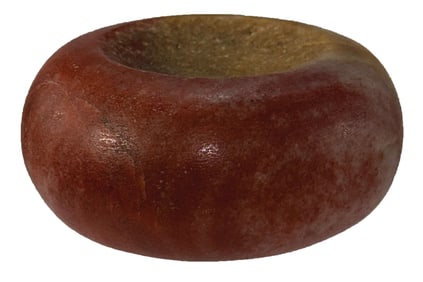 3 1/2" Rose & Gold Colored Quartz Discoidal. Arkansas. Ex Byron Anderson (D-11 BA).