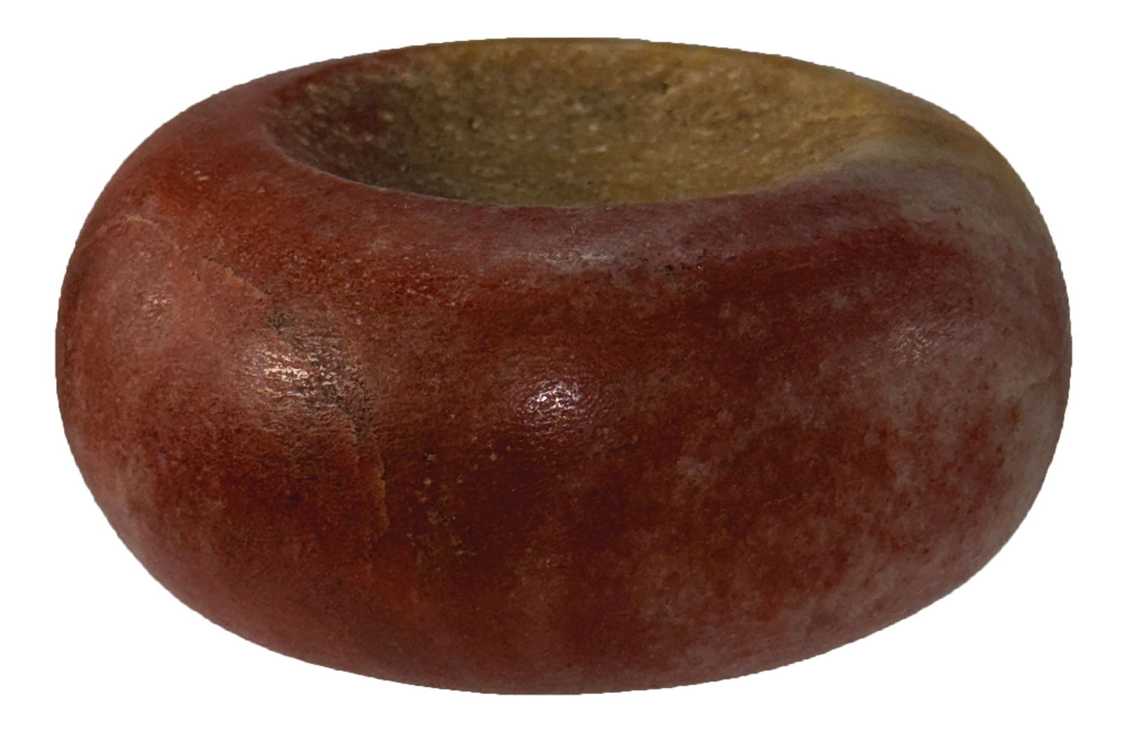 3 1/2" Rose & Gold Colored Quartz Discoidal. Arkansas. Ex Byron Anderson (D-11 BA). (1 of 4)