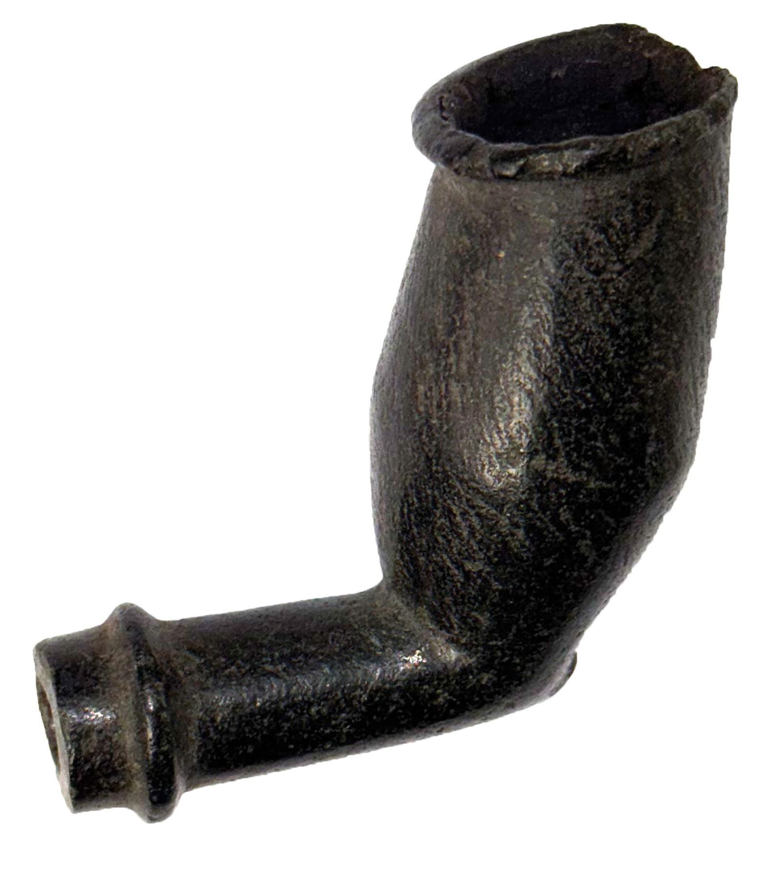2 1/4" Elbow Pipe. Steatite. Jackson County, Alabama. Jerry Dickey COA. (1 of 4)