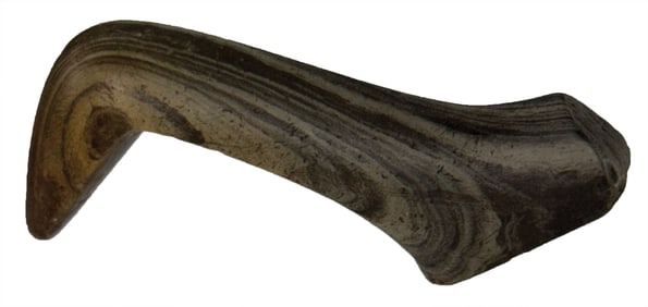 3 1/2" Glacial Kame Birdstone. Ohio. Pictured. Ex Leon Kramer, Dr. T.H. Young and Floyd Ritter.