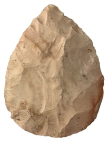 3 5/8" North Blade. Missouri. Good condition. Burlington Chert. Ex Evan Maurer and Jeff Hunt.