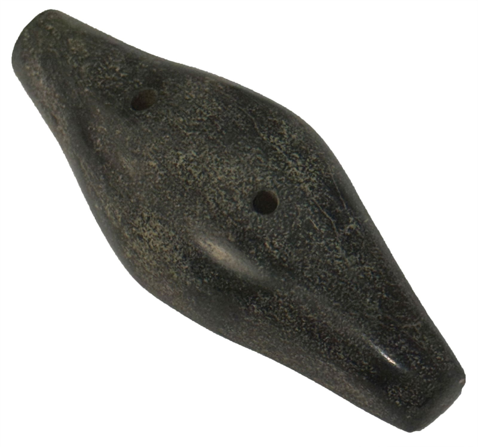 3 5/8"  Chlorite Expanded Center Bannerstone. New Hampshire. Ex Art Beebe. Jackson COA. (1 of 4)