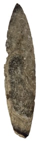 9 3/4" Large Colorful Blade. Illinois. Chip on side. Large blade. Ex Floyd Ritter.