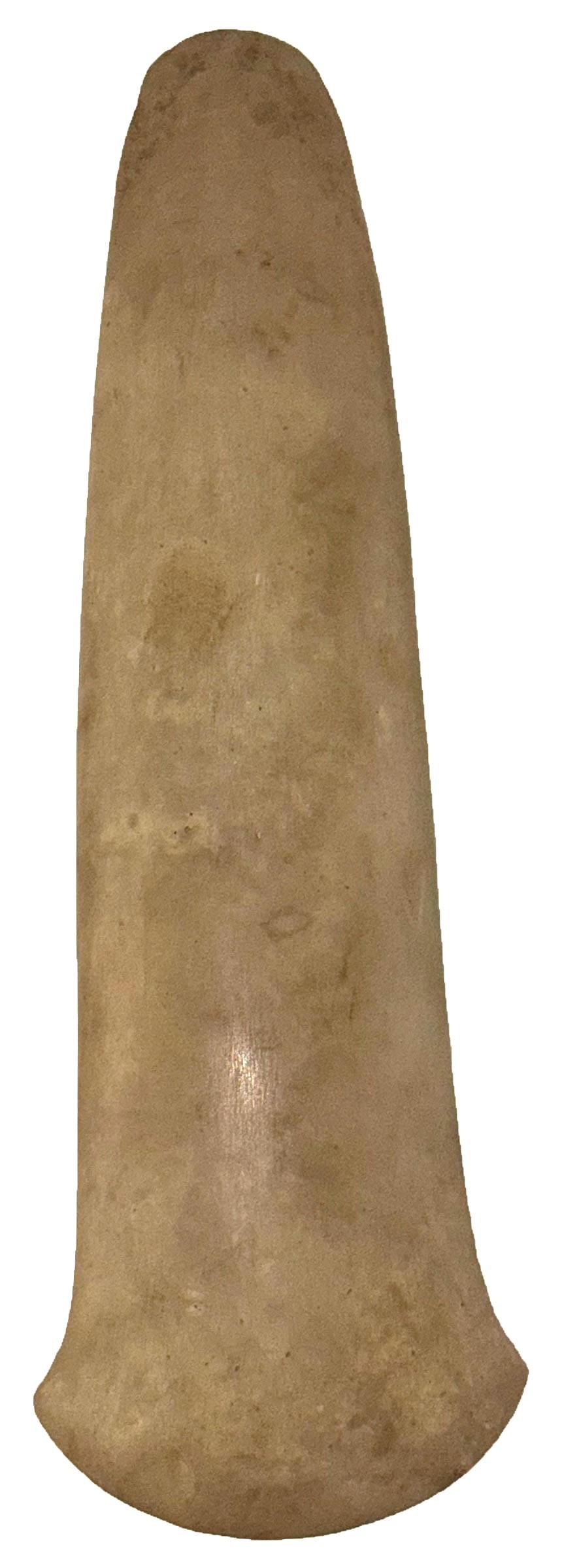 8 3/4" Polished Flint Spade. St. Clair County, Illinois. (1 of 3)