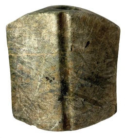 2 3/4" Bannerstone. Unique conglomerate type stone. LaGrange County, Indiana. Ex Byron Anderson (B-7