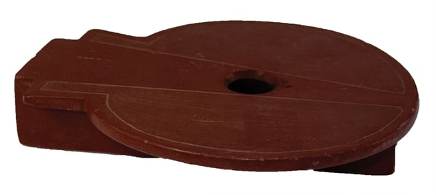 4" Disc Pipe. High Relief Carvings. Found by Judge Norman Martin prior to World War II.