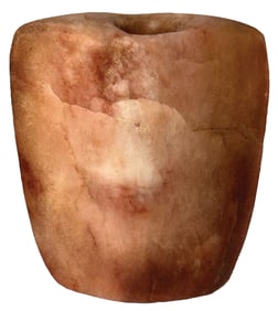 2 1/2” L. by 2 1/4” W. Single Face Bannerstone. Quartz. Tennessee. Ex Dan Stroud.