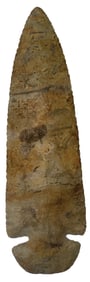 6 1/8" Dovetail. Camden Chert. Madison County, KY. Ex Lynn Munger. Rogers COA.