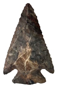 2 1/2” Lost Lake. Nice Mottled Chert. Brown County, OH. Bought through Davis Relic List.