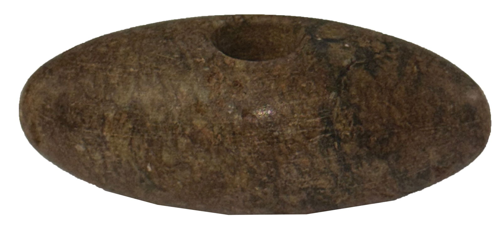 2 1/2" Chlorite Bannerstone. Windham County, Vermont. Ex Art Beebe. Jackson COA. (1 of 4)